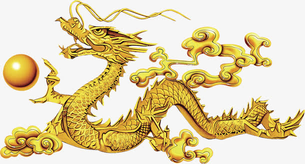 金黄色友纹招聘海报免抠