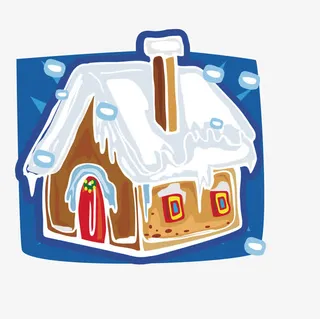 手绘卡通圣诞节矢量素材免抠