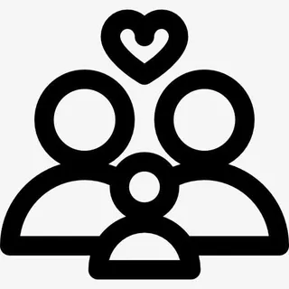 家族慈善图标免抠