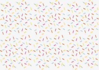 缤纷小彩条背景漂浮装饰元素