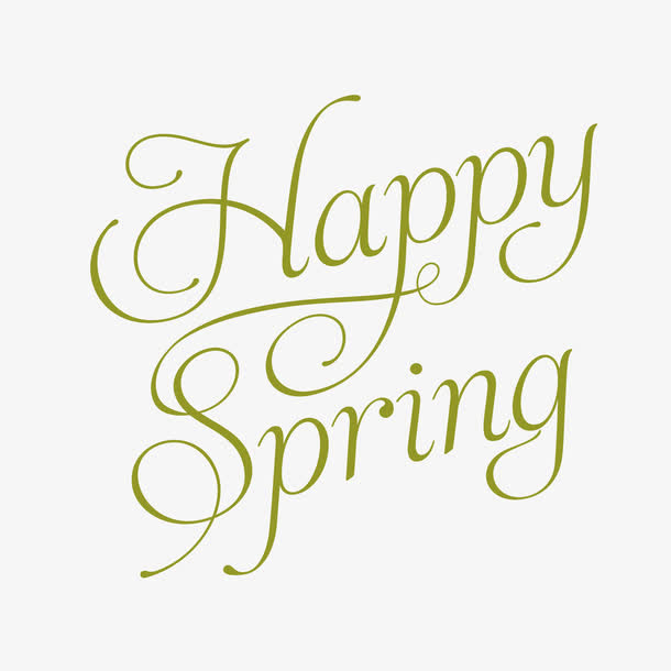 春天Spring免抠