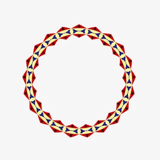 传统中国风几何边框免抠