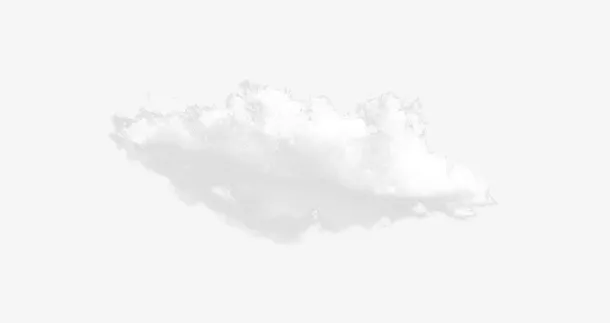 白云飘飘，装饰用免抠