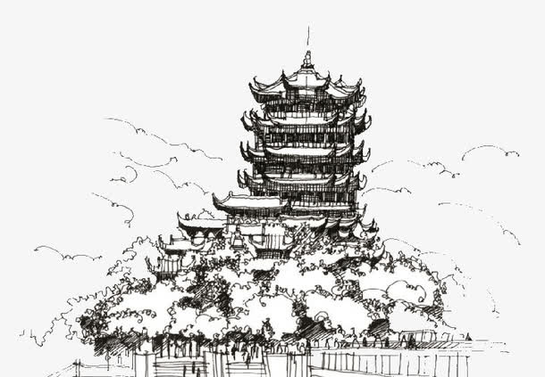 唯美岳阳楼免抠