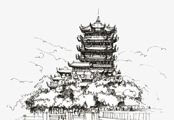 唯美岳阳楼免抠