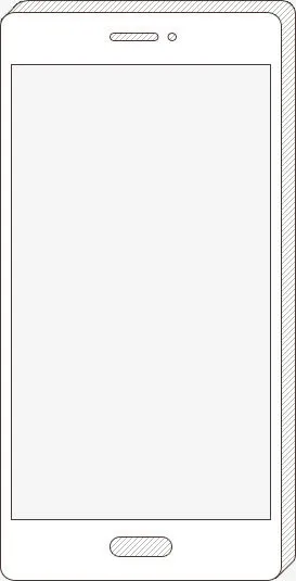 手绘线条iphone边框免抠