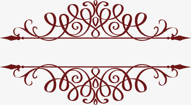 欧式精美边框花纹底纹矢量图免抠