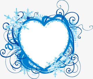 潮流心形线条免抠