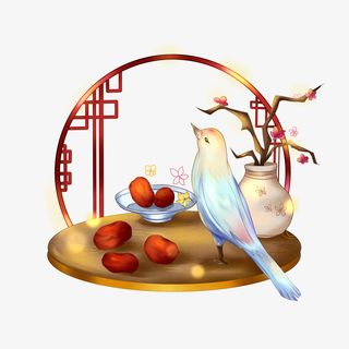 典雅的古风艺术背景元素