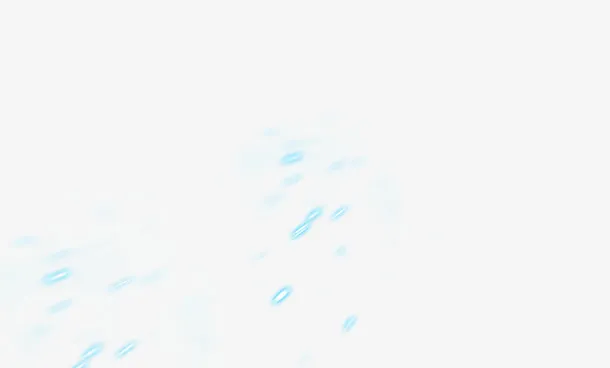 蓝色高清光效装饰免抠