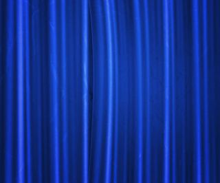 蓝色幕布背景