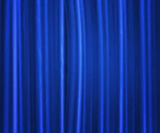 蓝色幕布背景