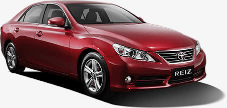 丰田红色汽车免抠