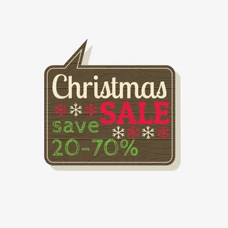 折扣标签 圣诞快乐 促销标签  雪免抠