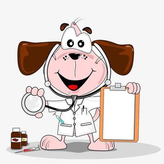 卡通医生狗免抠