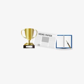 白色现代办公用品免抠