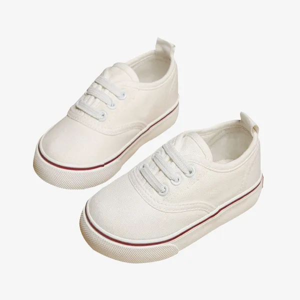 时尚休闲儿童小白鞋免抠