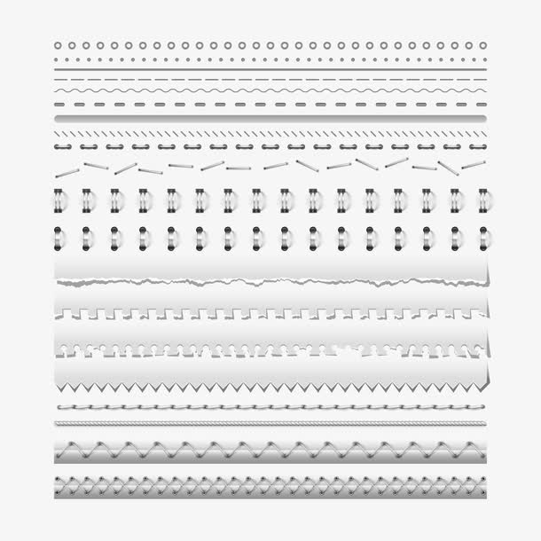 创意金属与纸张边条矢量素材免抠