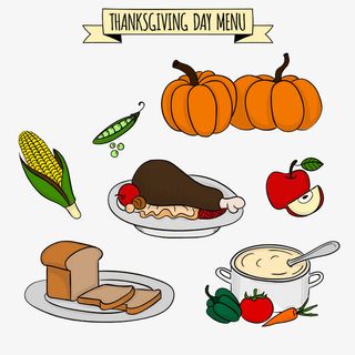 感恩节节日元素免抠