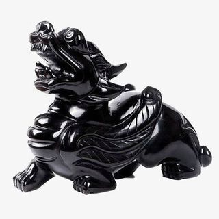 黑曜石立体貔貅摆件免抠