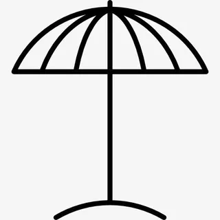 沙滩伞打开图标免抠