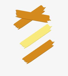 矢量便签胶带免抠