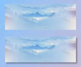 中国风山水画海报banner背景高清复古中国风背景