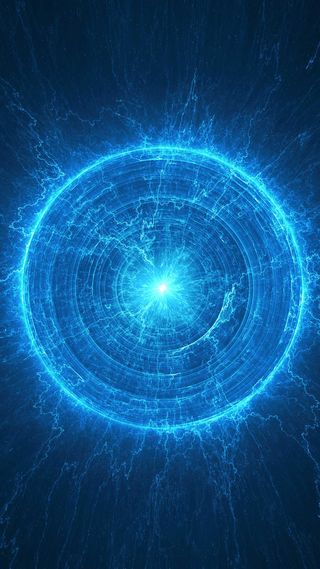 蓝色炫彩光影H5背景高清