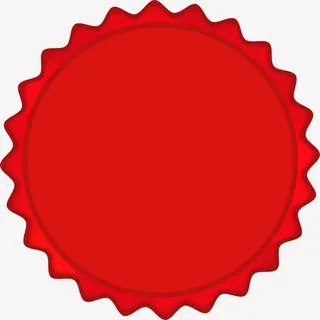 小清新红色卡片免抠