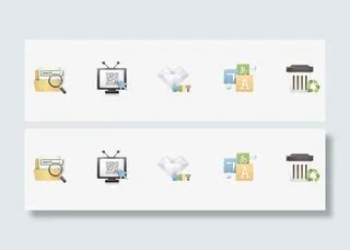 电视二维码图标免抠