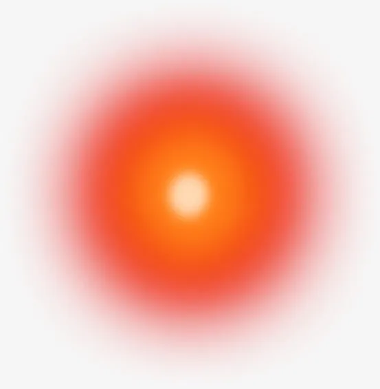 太阳圆形光晕发光高光炫光红色免抠