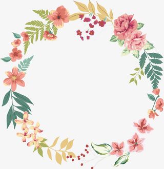 花环免抠装饰边框元素