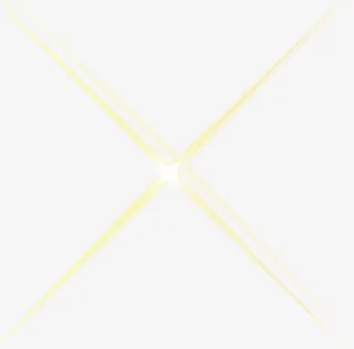 圣诞节黄色线条光效装饰免抠