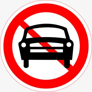 禁止停车免抠
