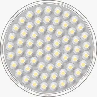 圆形的野外露营灯具免抠