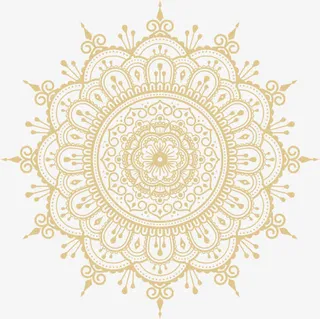 矢量金色欧式花纹底纹素材免抠