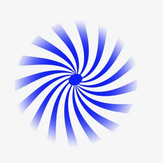 漂浮素材蓝色放射光免抠