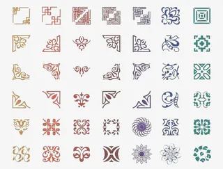 中国古典花纹免抠