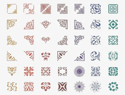 中国古典花纹免抠 中国古典花纹免抠