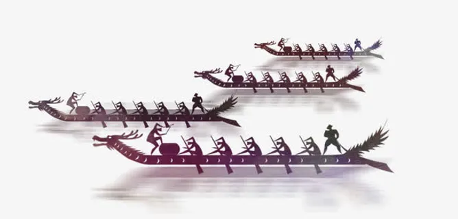 端午龙舟免抠 端午龙舟免抠