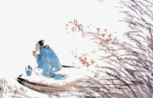 芦苇荡边偷喝酒的醉汉免抠