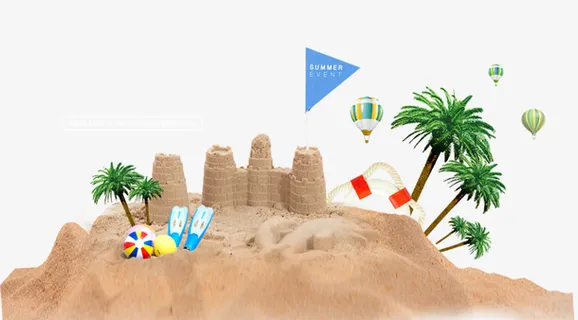 夏日 夏天 元素 . 夏 立夏 暑天免抠