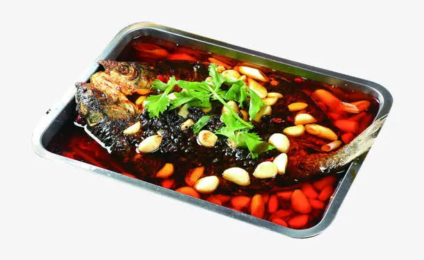 豆豉风味烤鱼免抠