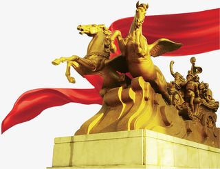 喜庆新年开门红图片免抠