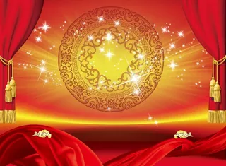 开门红海报背景素材高清