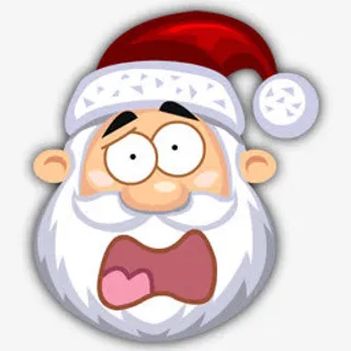 大惊可爱的圣诞老人PNG图标免抠