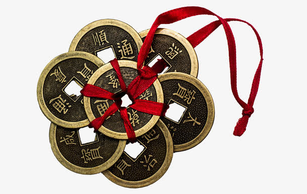 铜钱硬币免抠
