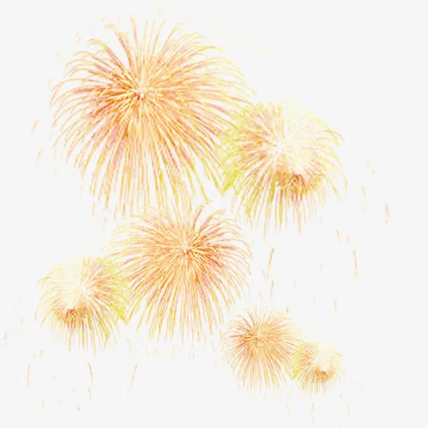 春节年货节烟花免抠节日元旦/春节/元宵元素
