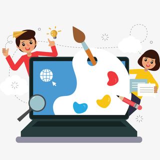 卡通商务人物办公沟通合作素材免抠