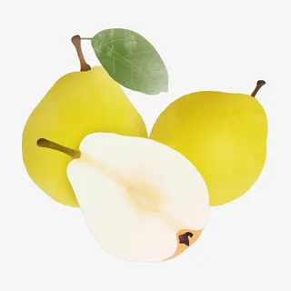 美味水果梨子元素免抠